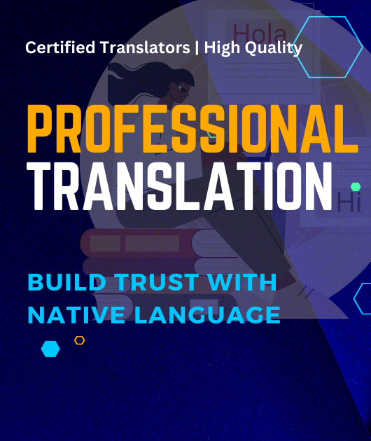 Translation From English To Spanish, German, Polish or Arabic