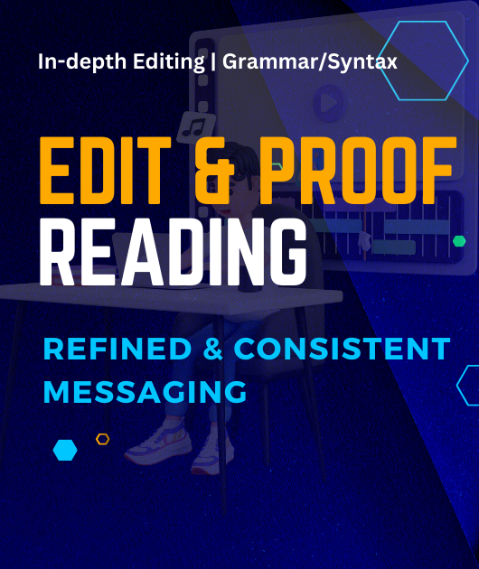 Detailed & Comprehensive Proofreading & Editing