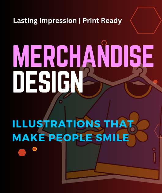 Merchandise Design With Different Adaptations