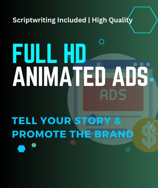 60 Second Full HD Animated Video For Your Brand